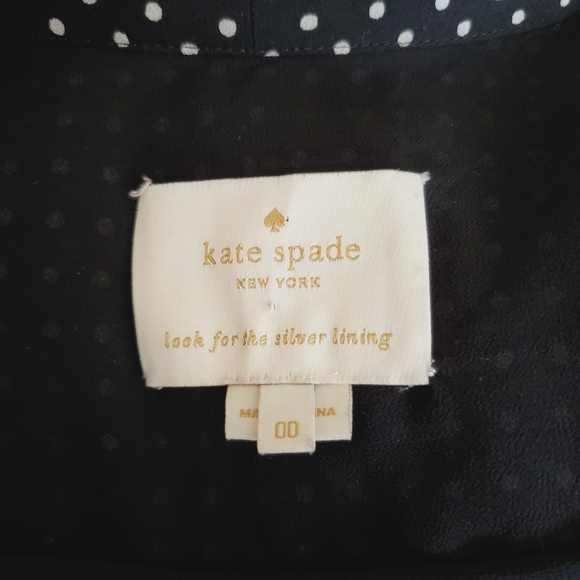 Kate Spade Silk Polka Dot Midi Dress - Picture 15 of 16